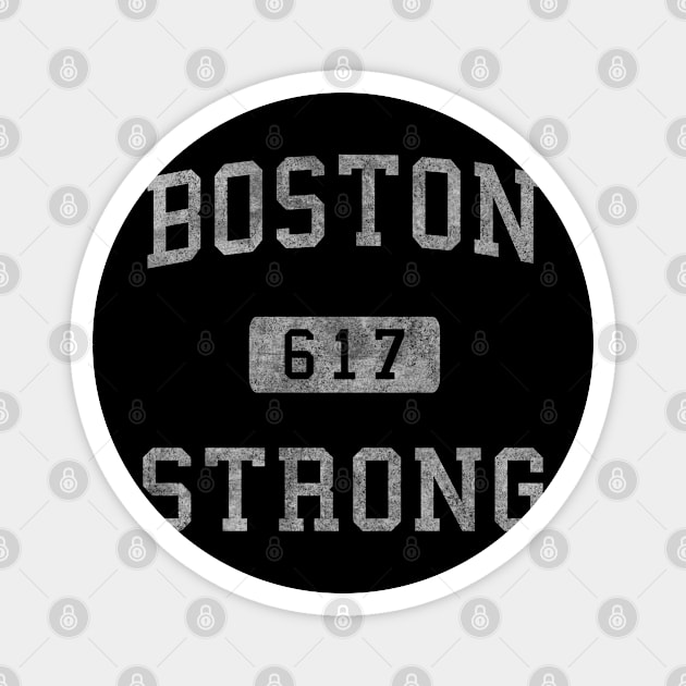 Boston Strong  Vintage Magnet by Flippin' Sweet Gear